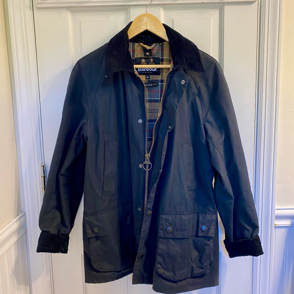 Barbour Men's Black Ashby Waxed Jacket